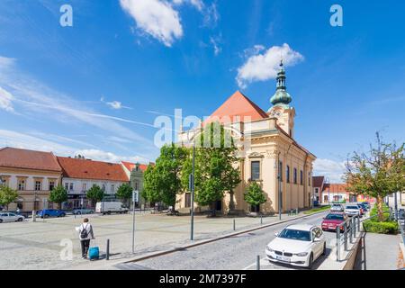 Uhersky Brod (Ungarisch Brod) : Chiesa dell'Immacolata Concezione della Vergine Maria (Kostel Neposkvrněného Početí Panny Marie) in , Zlinsky, Zlin R. Foto Stock