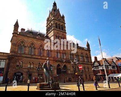 Vista del Municipio di Chester, Chester, Regno Unito. Foto Stock