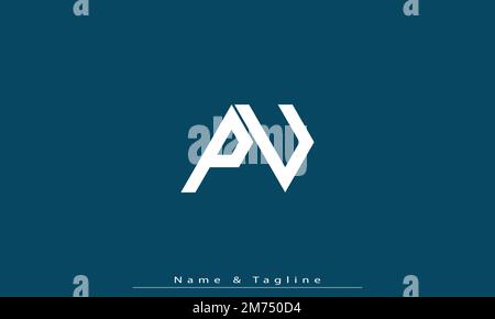 Lettere alfabetiche iniziali logo monogramma PU , UP Illustrazione Vettoriale