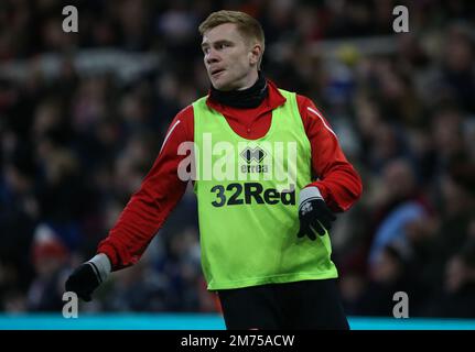 Middlesborough, Regno Unito. 7th Jan, 2023. Middlesbrough's Duncan Watmore durante la partita della fa Cup Third Round tra Middlesbrough e Brighton e Hove Albion al Riverside Stadium di Middlesbrough sabato 7th gennaio 2023. (Credit: Michael driver | MI News) Credit: MI News & Sport /Alamy Live News Foto Stock