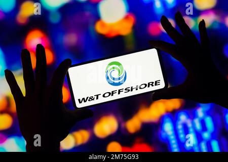 Brasile. 7th Jan, 2023. In questa illustrazione, il logo WT Offshore viene visualizzato sullo schermo dello smartphone. (Credit Image: © Rafael Henrique/SOPA Images via ZUMA Press Wire) Foto Stock