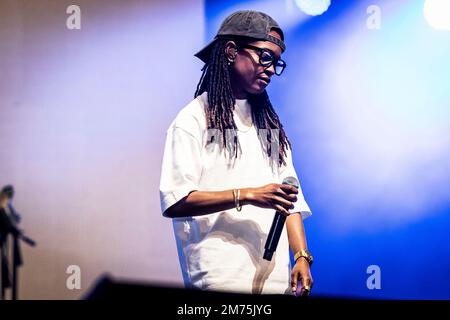 Biddinghuizen, Paesi Bassi. 21st ago, 2022. Koffee suona dal vivo al Lowlands Festival 2022 il 21 agosto 2022 a Biddinghuizen, Olanda. (Foto di Roberto Finizio/NurPhoto) Credit: NurPhoto SRL/Alamy Live News Foto Stock