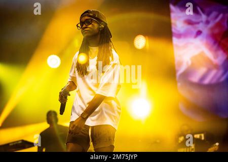 Biddinghuizen, Paesi Bassi. 21st ago, 2022. Koffee suona dal vivo al Lowlands Festival 2022 il 21 agosto 2022 a Biddinghuizen, Olanda. (Foto di Roberto Finizio/NurPhoto) Credit: NurPhoto SRL/Alamy Live News Foto Stock