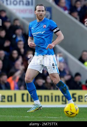 Chesterfield, Regno Unito. 7th Jan, 2023. Jamie Grimes di Chesterfield durante la partita di fa Cup al Technique Stadium, Chesterfield. Il credito per le immagini dovrebbe essere: Andrew Yates/Sportimage Credit: Sportimage/Alamy Live News Foto Stock