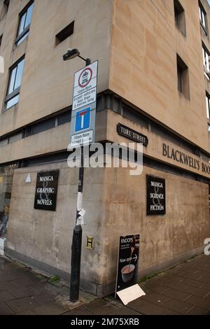 Blackwell's Booksellers, Oxford Foto Stock