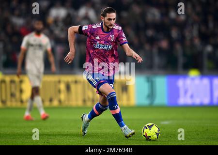 Torino, Italia. 07 gennaio 2023. Durante la Serie Una partita di calcio tra Juventus FC e Udinese Calcio. Credit: Nicolò campo/Alamy Live News Foto Stock