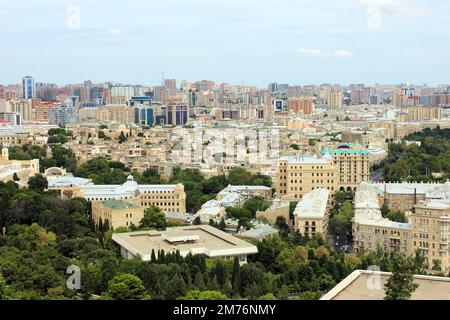 Centro storico bellissimo. Baku. Azerbaigian. Foto Stock