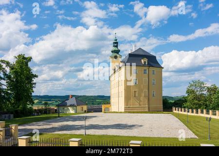 Fulnek: Castello di Fulnek in , Moravskoslezsky, Regione Moravo-Slesiana, Regione Mährisch-schlesische, Ceco Foto Stock