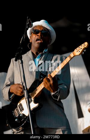 Lynval Golding - The Specials, V2008, Hylands Park, Chelmsford, Essex, Regno Unito - 22 agosto 2009 Foto Stock