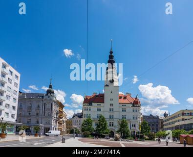 Opava (Troppau): Municipio in , Moravskoslezsky, Regione Moravo-Slesiana, Regione Mährisch-schlesische, Ceco Foto Stock