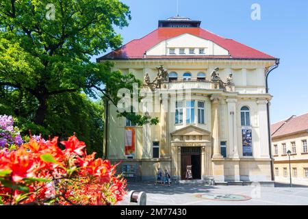 Opava (Troppau): Casa municipale (Obecní dům) in , Moravskoslezsky, Regione Moravo-Slesiana, Regione Mährisch-schlesische, Ceco Foto Stock