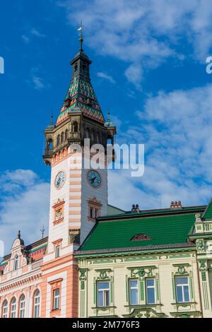 KRNOV (Jägerndorf): Municipio in , Moravskoslezsky, Regione Moravo-Slesiana, Regione Mährisch-schlesische, Ceco Foto Stock