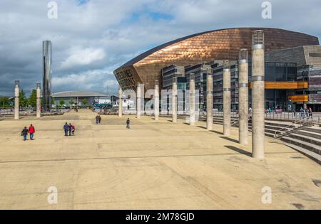 Wales Millenium Centre Cardiff Bay Wales Foto Stock