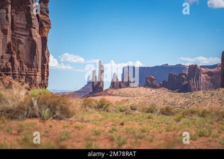 monument valley nelle nazioni navajo Foto Stock