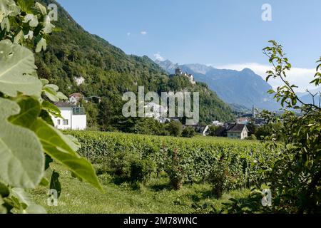 Vaduz, Liechtenstein, agosto 2022 Foto Stock