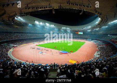 Lo Stadio Nazionale di Pechino, Foto Stock
