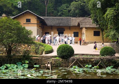 Hunan,Shaoshan,di Mao Tse-tung home,Mao Zedong, Foto Stock