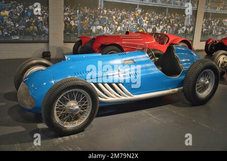 1949 Talbot 26C Gran Premio auto da corsa al Musée National de l'Automobile - Collezione Schlumpf, Mulhouse, Francia Foto Stock