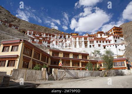 Monastero buddista di Capo giallo Rizong o Rhizong o Yuma Changchubling, Ladakh, India Foto Stock