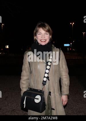 Antje Rietz bei der Premiere des dramas 'eines langen Tages Reise in die Nacht' von Eugene o'Neill im Schlosspark Theater. Berlino, 07.01.2023 Foto Stock