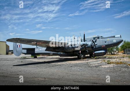 Velivolo di pattuglia marittimo Avro Shackleton a Tucson, Arizona Foto Stock