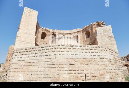 Il castello di Harran, costruito dagli Umayyadi su un tempio più antico del peccato della divinità Foto Stock