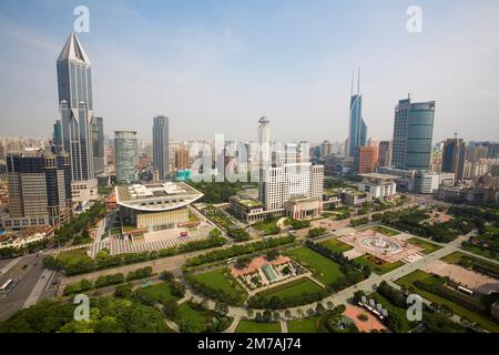 Shanghai, Piazza del Popolo, Shanghai Grand Theatre, Foto Stock