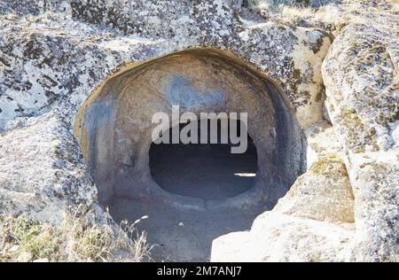 Le splendide Marko's Towers a Prilep, nel nord della Macedonia Foto Stock