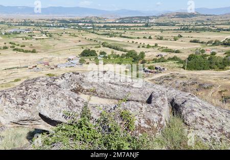 Le splendide Marko's Towers a Prilep, nel nord della Macedonia Foto Stock