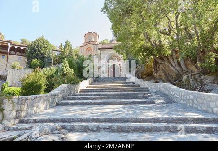 Le splendide Marko's Towers a Prilep, nel nord della Macedonia Foto Stock