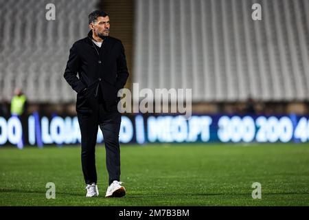 Lisbona, Portogallo. 07th Jan, 2023. Allenatore Sérgio Conceição del FC Porto visto durante la Liga Portugal Bwin match tra Casa Pia AC e FC Porto a Estadio Jamor.(Punteggio finale: Casa Pia AC 0:0 FC Porto) Credit: SOPA Images Limited/Alamy Live News Foto Stock