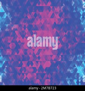 motivo triangolare senza cuciture di colore viola Illustrazione Vettoriale