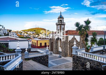 Hauptkirche Santa María de la Concepción, Valverde, Hauptstadt der Insel El Hierro, Kanarische Inseln, Spanien | Chiesa principale Santa María de la Conc Foto Stock