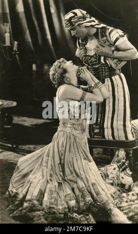 L'attore italiano del film muto Rodolfo Valentino nel film Son of the Sheik, 1926 Foto Stock