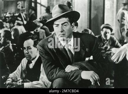 Attore americano Victor maturo nel film Gambling House, USA 1951 Foto Stock