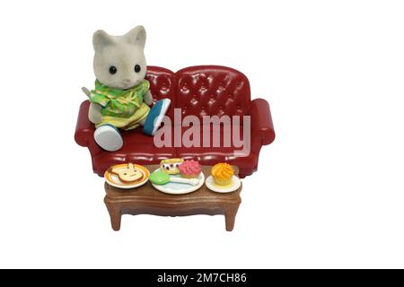 dolci di plastica. Dalla collezione delle famiglie Sylvaniane. Foto Stock