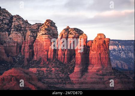 Aeroporto di Sedona Mesa Lookout vortice Foto Stock