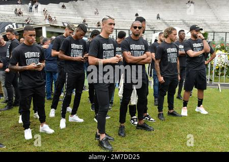 RJ - Rio de Janeiro - 01/09/2023 - ROBERTO DINAMITE, VELORIO - Vasco si vedono le squadre sulla scia dell'ex giocatore di calcio Roberto Dinamite, che si tiene allo stadio Sao Januario. Roberto Dinamite, considerato uno dei più grandi idoli di Vasco da Gama, morì domenica (8) a 68 anni a causa di un tumore. Foto: Thiago Ribeiro/AGIF/Sipa USA Foto Stock