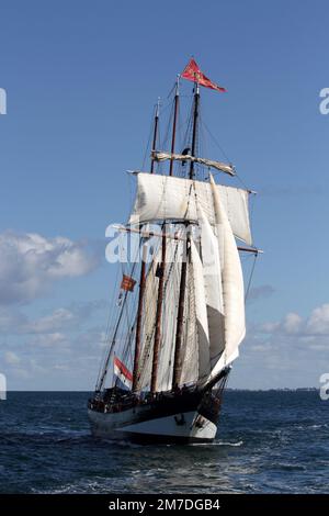 Goletta olandese Oosterschelde, Melbourne, 2013 Foto Stock