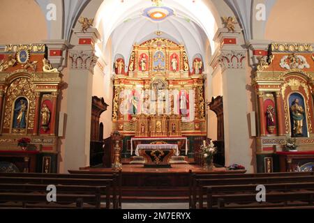 chiesa di san pietro in argentière in francia Foto Stock