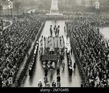 Funerali di re Giorgio V, 1936, cortege Horse Guards Parade Foto Stock