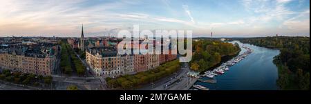 Vista aerea di Stoccolma, Svezia Foto Stock
