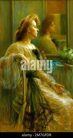 Donna di fronte a uno specchio ( annette Osterlind ) 1904 Marie Louise Cathérine Breslau 1856 - 1927 Svizzera Foto Stock