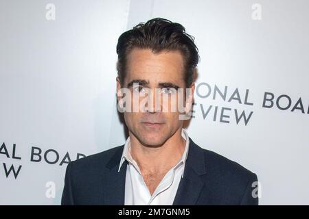 New York, New York, Stati Uniti. 8th Jan, 2023. (NUOVO) Gala annuale del Consiglio nazionale di revisione 2023. 08 gennaio 2023, New York, New York, USA: Colin Farrell partecipa al National Board of Review Annual Awards Gala 2023 a Cipriani 42nd Street il 08 gennaio 2023 a New York City. (Credit Image: © M10S/TheNEWS2 via ZUMA Press Wire) SOLO PER USO EDITORIALE! Non per USO commerciale! Foto Stock