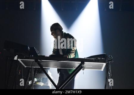 Jagwar ma in concerto presso la Webster Hall di New York Foto Stock