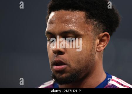 Torino, 7th gennaio 2023. Weston McKennie della Juventus durante la Serie A partita allo stadio Allianz di Torino. L'immagine di credito dovrebbe essere: Jonathan Moskrop / Sportimage Foto Stock