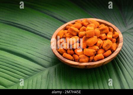 Croccante di mais al peperoncino salato - mays Zea Foto Stock