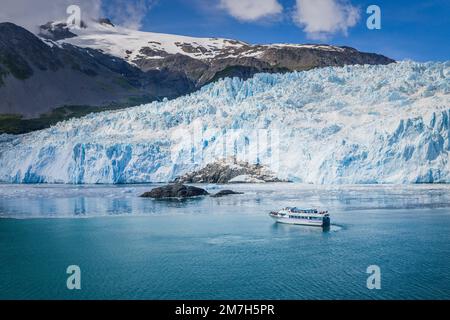 Kenai Fjords Coastal Explorer Glacier Tour Fotografia aerea Foto Stock