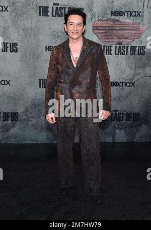 Westwood, Stati Uniti. 09th Jan, 2023. Gabriel Luna arriva alla "The Last of US" di Los Angeles Premiere al Village Theatre il 09 gennaio 2023 a Westwood, California. © Lisa OConnor/AFF-USA.com Credit: AFF/Alamy Live News Foto Stock