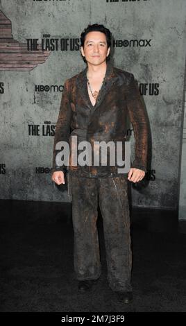 Los Angeles, California. 9th Jan, 2023. Gabriel Luna agli arrivi per L'ULTIMO DELLA prima volta degli Stati Uniti, Regency Village Theatre a Westwood, Los Angeles, CA 9 gennaio 2023. Credit: Elizabeth Goodenough/Everett Collection/Alamy Live News Foto Stock